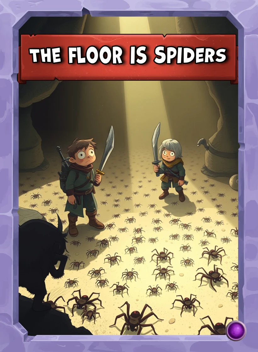The Floor is Spiders