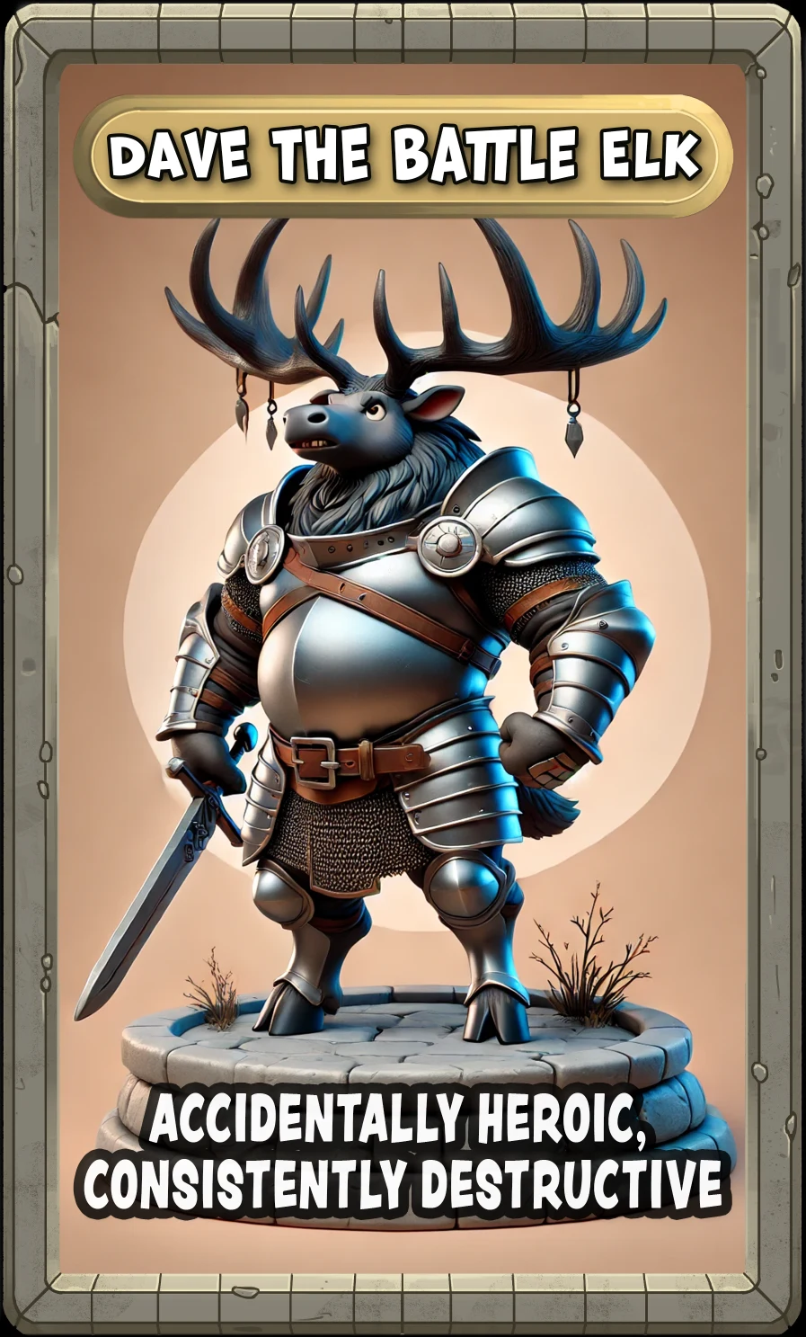Dave the Battle Elk