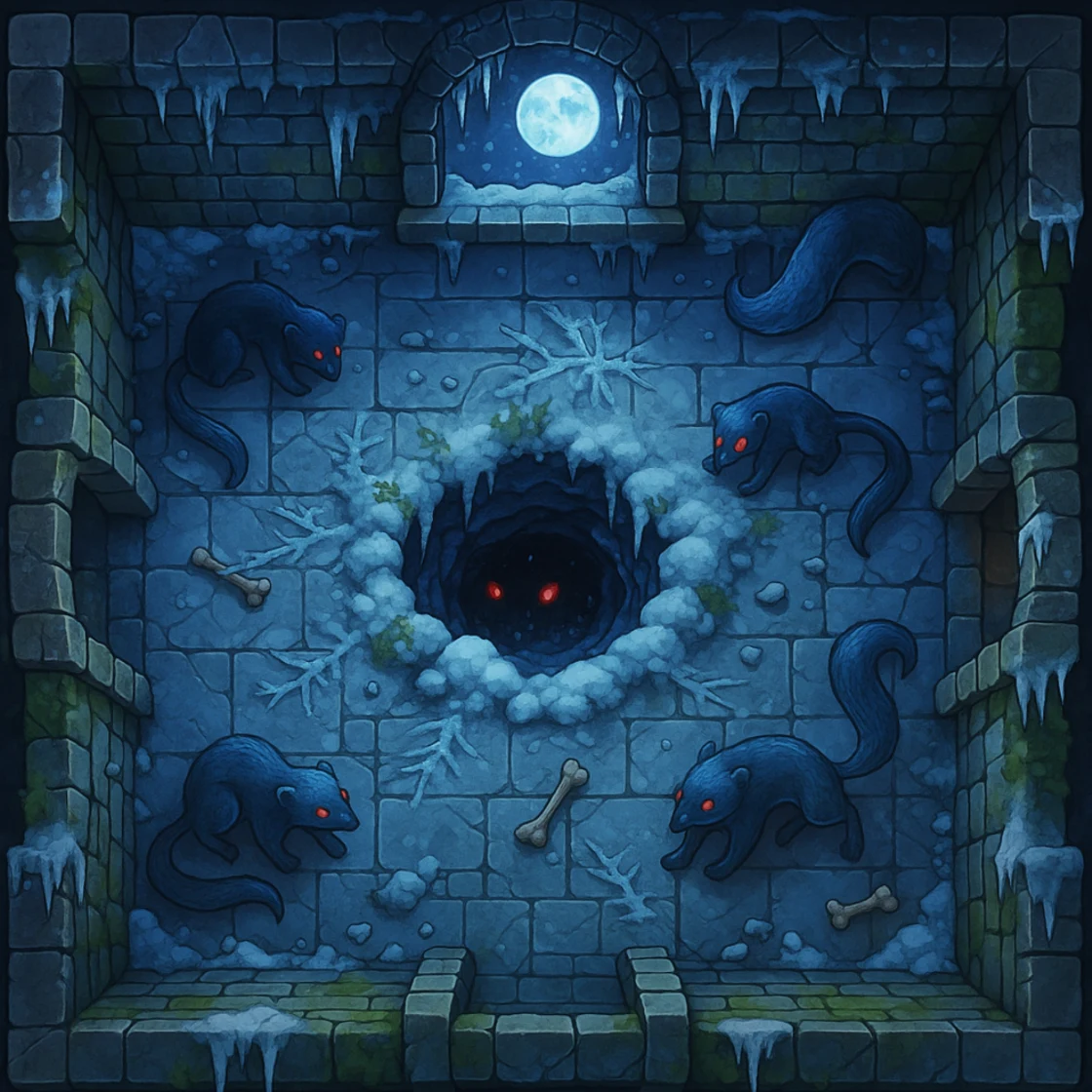 At Night, The Ice Weasels Come...