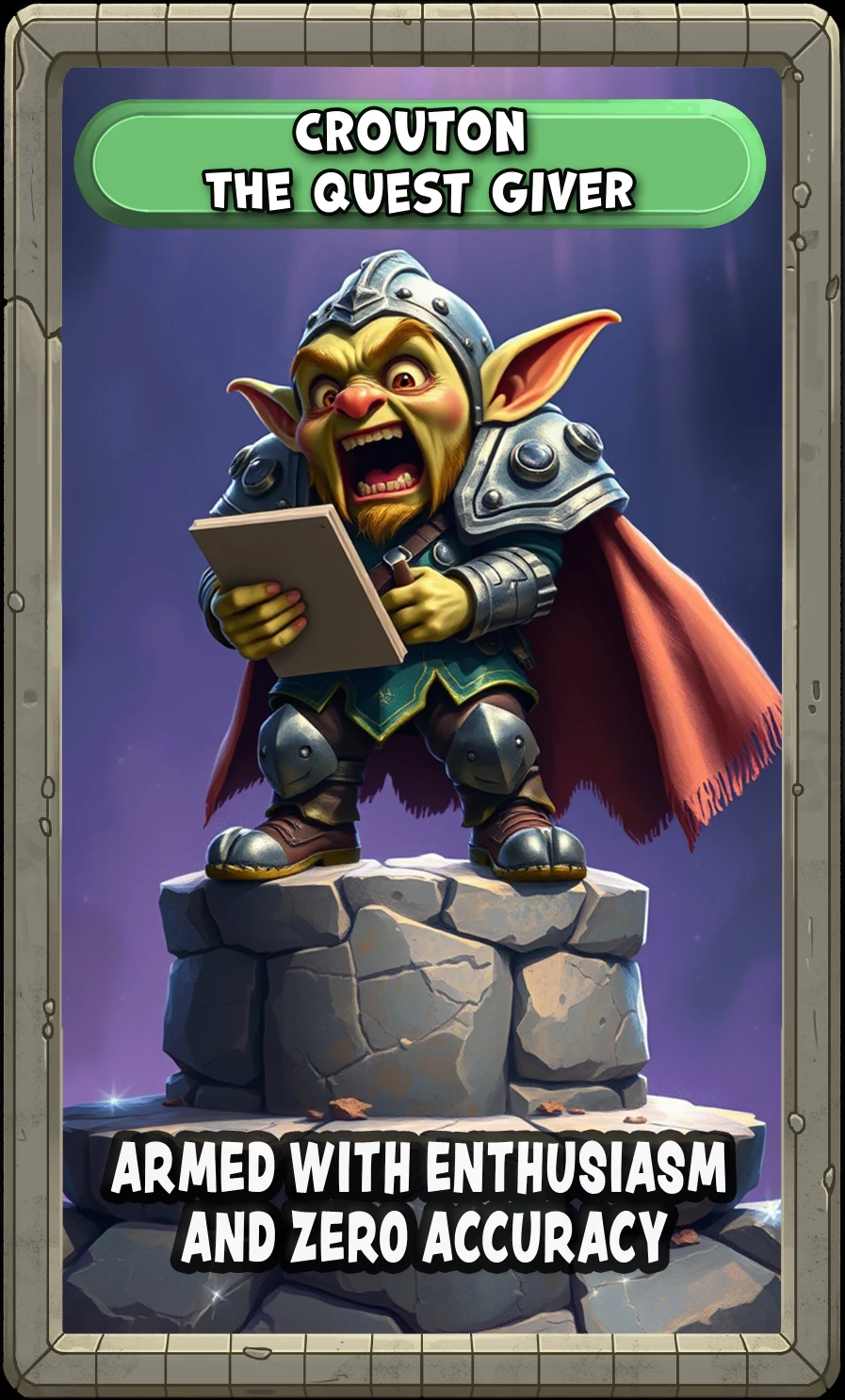 Crouton the Quest Giver